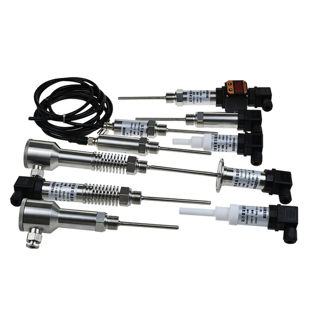 Sanitary Food Viscous Medium Temperature Sensor 4-20ma 0-10v Pt100 Temperature Transmitter Rtd Temperature Transmitter