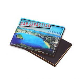 Customised Made <b>Wooden</b> Magnet <b>Crafts</b> Decorative MDF Refrigerator Tourist Souvenir Double Layer 3D Wood Mdf Fridge Magnet - Product Image 6