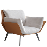 Fauteuil inclinable minimaliste nordique italien avec housse en coton pour salon et balcon, idéal pour la détente