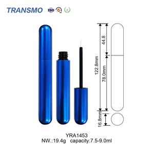 Tube de mascara bleu vide personnalisé pour la beauté des yeux, tube de luxe pour emballage cosmétique 7,5-9,0 ml - Product Image 2