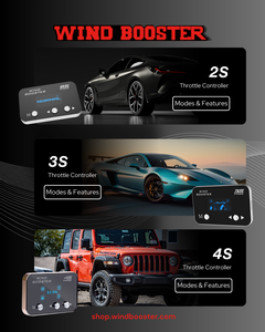 Gió tăng cường không dây màu xanh răng ga điều khiển xe tăng tốc ga điều khiển tốc độ Hộp bàn đạp F1 cho Ford Ranger Mustang - Product Image 4