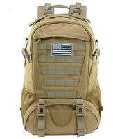 Nouveau design Sac à dos tactique unisexe fermeture à glissière Sac à dos de voyage haute capacité avec cadre interne national en polyester