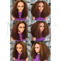 Peluca rizada Pixie de encaje 13x4 de doble densidad 12A barata para mujeres negras, densidad 250, cabello humano vietnamita con cutícula alineada.