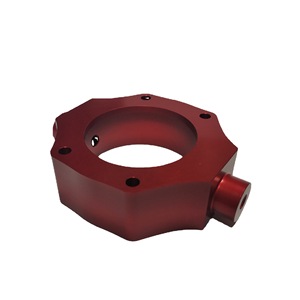Mecanizado de precisión personalizado, pieza de aluminio anodizado rojo, modelo <span class=keywords><strong>CNC</strong></span>, electroerosión por hilo para prototipos rápidos, Material de acero inoxidable - Product Image 5