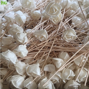 Rattan sticks sola flowers Aromatherapy Fragrance Rattan Reed Diffusers Fiber Stick Flower glass diffuser bottles
