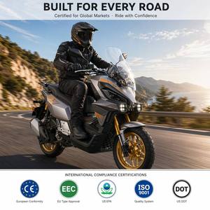 Scooter de type ADV 250cc personnalisé OEM, moto à essence pour adultes, tout-terrain, refroidissement par eau, homologué EEC - Product Image 5