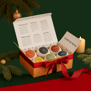 Set <span class=keywords><strong>Regalo</strong></span> di 6 Bombe da Bagno con Oli Essenziali Naturali, Aromaterapia Lenitiva e Idratante per Spa Domestica, <span class=keywords><strong>Regalo</strong></span> per le Vacanze, Certificato MSDS/Vegano - Product Image 2