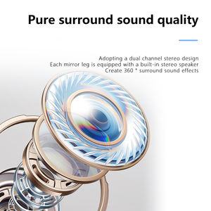 ใหม่แว่นตาอัจฉริยะ AI สำหรับการถ่ายภาพเลนส์<span class=keywords><strong>4K</strong></span> ควบคุมด้วยเสียงแบบไร้สายการโทรด้วย Wifi - Product Image 4