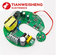 Controlador de ventilador de techo, placa de circuito PCBA, fuente de alimentación Dual de 45W, mando a distancia infrarrojo, controlador de Motor sin escobillas BLDC