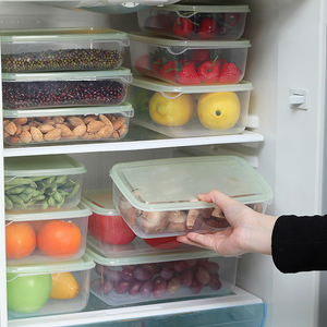 Bán buôn BPA free lò vi sóng an toàn Stackable nhựa container thực phẩm Set - 3/4 gói 800ml rõ ràng PP bữa ăn Prep & Tủ đông container - Product Image 6