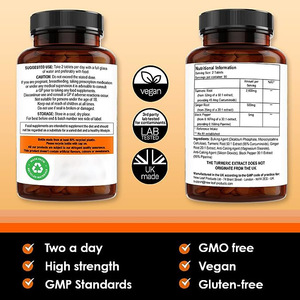 อาหารเสริมขมิ้น60แคปซูลสำหรับผู้ใหญ่ประกอบด้วยพริกไทยดำและขิงข้ามพรมแดน/การค้าต่างประเทศ - Product Image 4