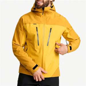 Veste à capuche personnalisée pour hommes conçue en usine, légère, respirante, coupe-vent, fermeture éclair classique, style décontracté, col montant pour le printemps - Product Image 2