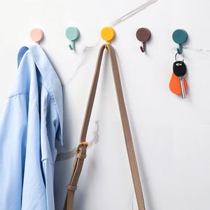 Cute <b>Adhesive</b> Wall <b>Hook</b>, No-Drill Decorative Hanging <b>Hook</b> for Bathroom Kitchen Office, Reusable Self-<b>Adhesive</b> Wall Hanger - Product Image 2