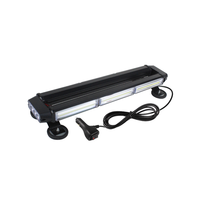 Haute puissance 3P LED barre lumineuse stroboscopique 12V 24V Double face clignotant lampe d'avertissement d'urgence Base magnétique pour voitures camions remorques