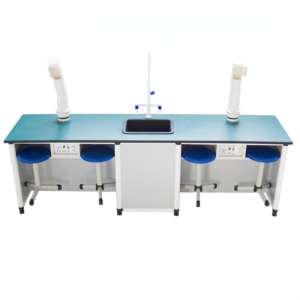 Juego de taburetes de mesa de laboratorio de muebles de aula de acero de alta calidad para Laboratorio de Ciencia y física de la escuela secundaria - Product Image 1