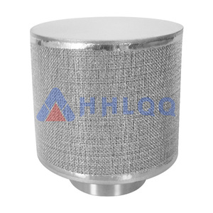 Cartouche d'interface de filetage interne de pompe à air d'élément filtrant de maille frittée de fil d'acier inoxydable multicouche - Product Image 4