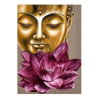 Ever Moment diamante pittura statua di Buddha decorazione floreale punto croce trapano quadrato pieno fatto a mano diamante ricamo S2F2473