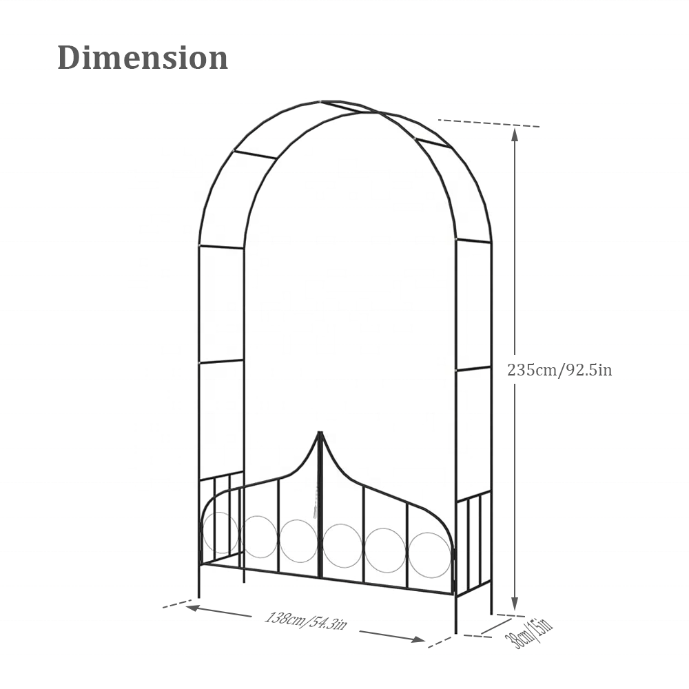 arch for garden