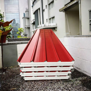 <span class=keywords><strong>Isolation</strong></span> <span class=keywords><strong>extérieure</strong></span>, mur extérieur, aluminium, <span class=keywords><strong>polyuréthane</strong></span>, panneau de toiture de maison préfabriquée moderne, panneau PU - Product Image 3