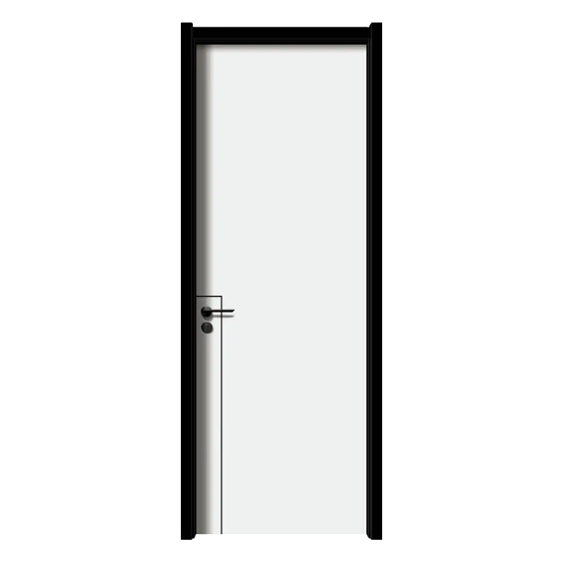 باب بتصميم حديث من بوسيا سوق إسرائيلي أبيض مضاد للماء باب داخلي لغرفة النوم من مادة Wpc