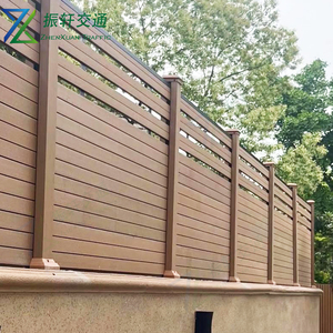 WPC複合フェンシングパネル防湿外壁パネルプライバシーガーデンフェンス防水 - Product Image 5