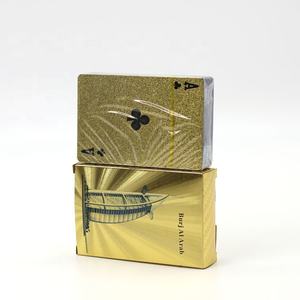 Cartes à jouer <span class=keywords><strong>en</strong></span> or, jeu de cartes dorées, cartes à jouer <span class=keywords><strong>en</strong></span> billets de 100 dollars, cartes à jouer <span class=keywords><strong>en</strong></span> feuille d'or 24 carats, Dubaï - Product Image 6