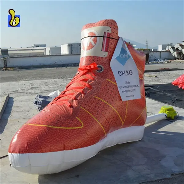 Customized Inflatable Sneaker Model Advertising Inflatable Shoes Balloon