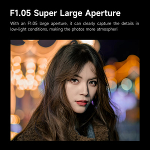 Objectif Brightin Star <span class=keywords><strong>50mm</strong></span> F1.05 plein format à mise au point manuelle et grande ouverture pour montures E, RF, Z, L et plus - Product Image 4