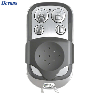 <span class=keywords><strong>Telecomando</strong></span> Universale 433MHz <span class=keywords><strong>per</strong></span> Cancelli Elettrici e Porte, 4 Pulsanti in Metallo, Ricevitore Clone <span class=keywords><strong>per</strong></span> Garage e Cancelli - Product Image 1