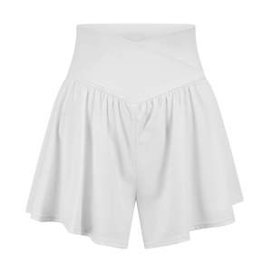 Shorts Deportivos de Cintura Alta para <span class=keywords><strong>Mujer</strong></span> <span class=keywords><strong>con</strong></span> Bolsillos, de Poliéster/Nailon, Fluidos, para Correr, Hacer Ejercicio, <span class=keywords><strong>Tenis</strong></span> - Product Image 4