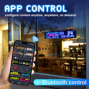 <strong>LED</strong> Matrix Panel APP Control USB 5V Flexible <strong>LED</strong> Screen <strong>Scrolling</strong> Text Pattern Animation <strong>LED</strong> Sign <strong>Display</strong> for Car Windows Shop - Product Image 4