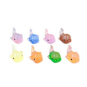 Lanshuo Glow In Dark Whale Charms Zinc Alloy DIY Jewelry Accessories For Phone Case Magnet Ornament <b>Gift</b> Unisex - Product Image 5