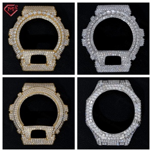 Boîtier de montre Moissanite DW6900 GA2100, Lunette et Cadran VVS Iced Out, Bijoux Hip Hop, Accessoires de montre Moissanite - Product Image 3