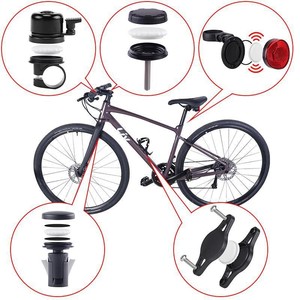 Traqueur de feu arrière de vélo portable Findmy localisateur d'étiquette anti-perte support de traqueur anti-vol pour vélo électrique et Scooter - Product Image 2