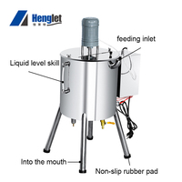 Machine de remplissage de petits pots en acier inoxydable 15L 30L 50L Machine de remplissage de mélange de chauffe-cire fondante à cire