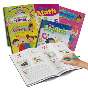 Niños en edad preescolar Inglés Educación Ejercicio Escritura Libros Servicio de impresión Impresión de folletos - Product Image 1