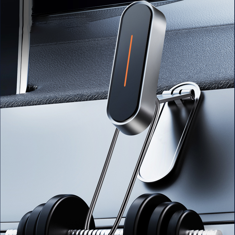 Новый дизайн 2023, портативный автомобильный держатель для телефона из алюминиевого сплава, складной магнитный держатель для телефона, автомобильный держатель для мобильного телефона