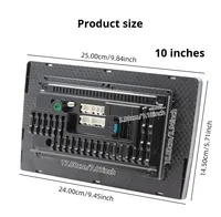 Autoradio Android 4+64G 7 pouces Toyota GPS Wifi Navigation Autoradio Multimédia Vidéo Écran tactile Lecteur DVD pour voiture