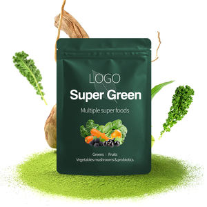 Formula per Bevanda Super Greens in Polvere Vegana e Biologica OEM all'Ingrosso, Migliora l'Immunità, Alcalinizzante con Vitamine per Adulti - Product Image 4