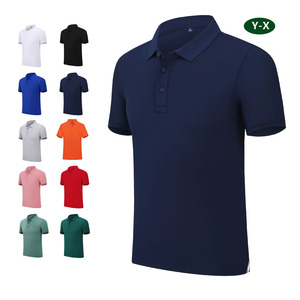Polo pour homme de haute qualité, taille plus, 100% <span class=keywords><strong>coton</strong></span>, polos personnalisés <span class=keywords><strong>en</strong></span> <span class=keywords><strong>piqué</strong></span> avec logo brodé - Product Image 1