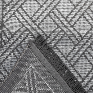 พรมโพลีเอสเตอร์แบบกลับด้านได้ทันสมัยของ Prima พรมปูพื้นสำหรับเด็กสามารถซักได้ในบ้านห้องนอนห้องนั่งเล่นสำหรับเด็กผู้ใหญ่ - Product Image 1