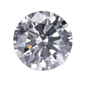 Günstigster YZ Kunststein Fabrik preis weiße Farbe runde Form 6 mm Moissan ite Diamant