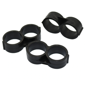 Sistema de riego por goteo, accesorio PP, superficie lisa, negro, 16mm, 20mm, tapas de extremo, insertos de tubería, tapón, cierre de manguera - Product Image 6