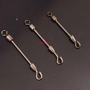 BoYuan - Hameçon pivotant pour la pêche - Connecteur à dégagement rapide en métal - 2-3/8 pouces - Fournitures de pêche en eau douce - Product Image 1