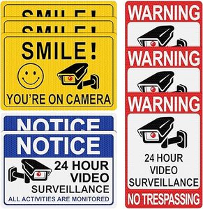 <span class=keywords><strong>Video</strong></span> Sticker dấu hiệu decal cho Nhà Kinh Doanh máy ảnh hệ thống báo động dán, dính 24 giờ an ninh dấu hiệu cảnh báo - Product Image 1