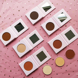 Fard à joues en poudre pour les joues, maquillage sans cruauté, contour du visage, maquillage, palette carrée unique pour un fini mat naturel - Product Image 3