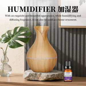 Humidificateur d'aromathérapie à grain de bois rechargeable par USB Mini brouillard lourd liquide pour la purification domestique - Product Image 2