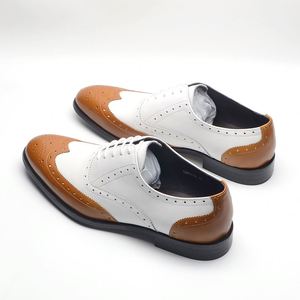 Chaussures habillées décontractées pour hommes à bout pointu, élégantes et de créateur, rehaussantes, grandes tailles, en cuir véritable pour hommes d'affaires - Product Image 6