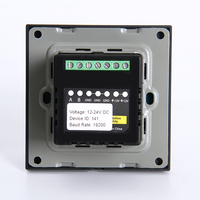 Panneau de commande de chevet à LED, contrôleur OEM, avec 8 boutons, gradateur de lumière, commande intelligente, avec 12-24V rs 485 MODBUS