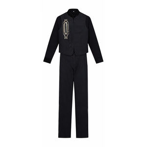 Trajes de Hombre a Medida OEM ODM, Traje Formal de Negocios de Poliéster, Corte Entallado - Product Image 1